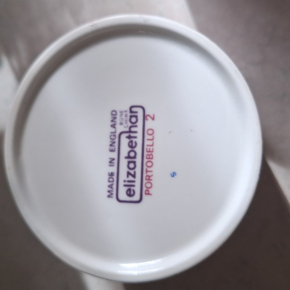 SALE!! ELIZABETHAN ENGLAND "Portobello" 60's Cream & Sugar china set - Picture 8 of 9